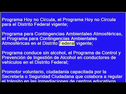 Articulo 43 Del Reglamento De Transito En México