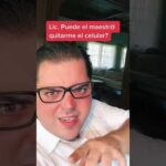 ¿Por qué los profesores no te pueden quitar el móvil?