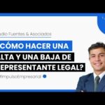 Requisitos Para Cambiar Representante Legal